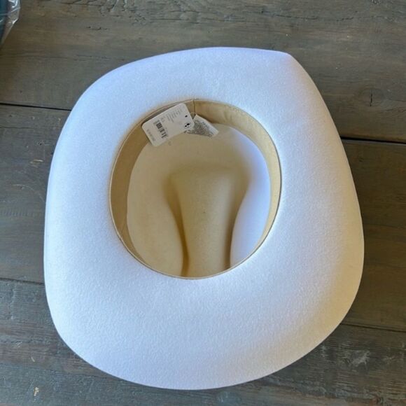 Free People Stacked Dot Felt Hat One Size - Picture 7 of 13